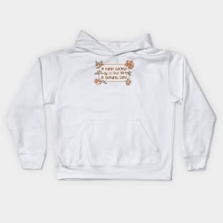 A Spring day Kids Hoodie